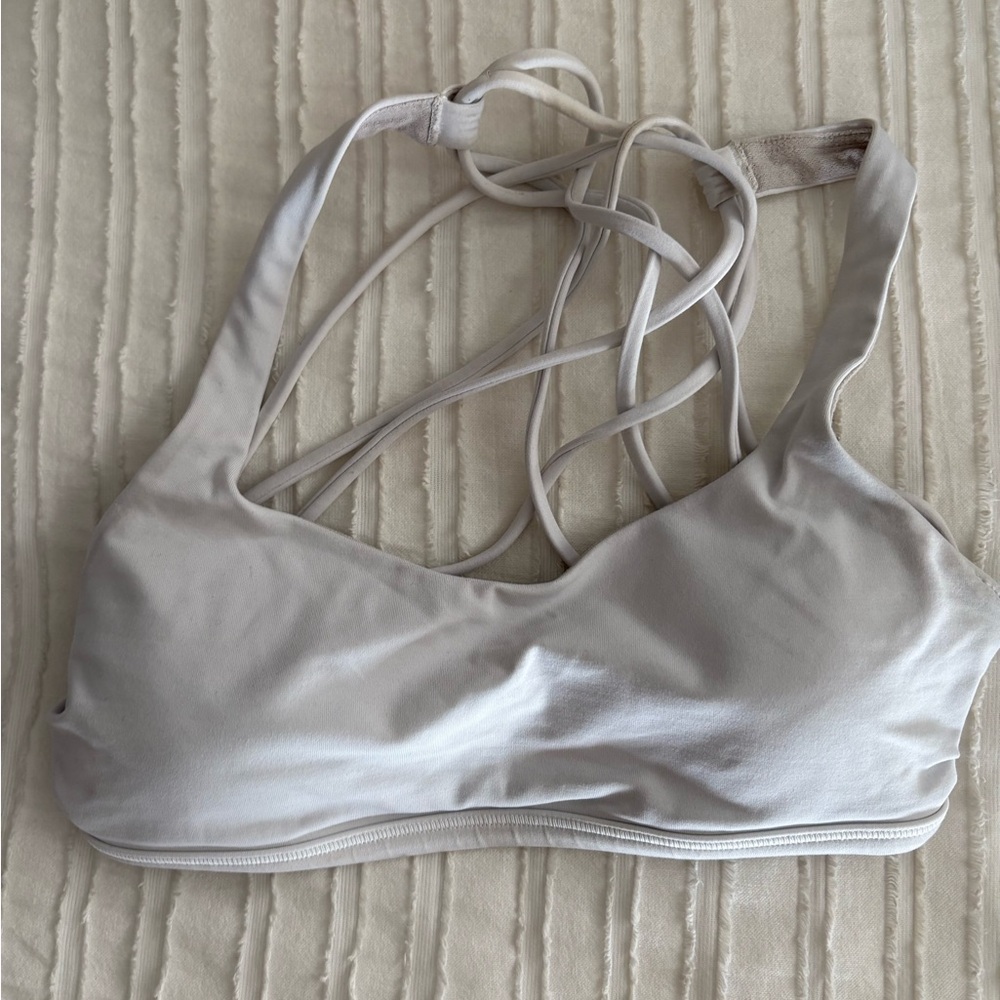 White Lululemon Bra